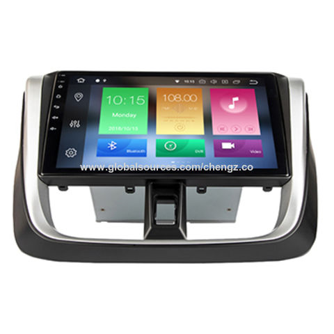 مشغل راديو ستيريو للسيارة بنظام Android 8.0 مع بلوتوث لتويوتا كورولا فيوس 2019 for sale at factory direct price
