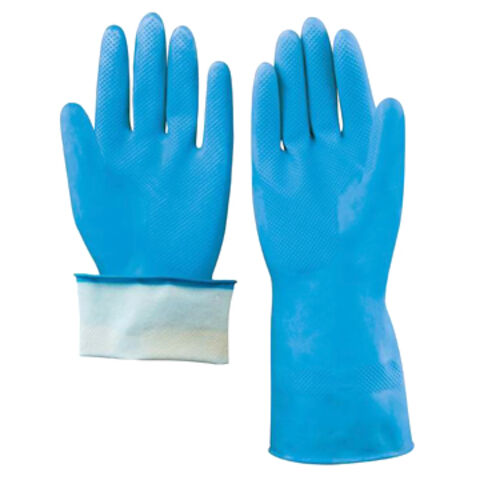 Blue Household Latex Gloves, Fish-scale Pattern For Maximum Grip - China  Wholesale Household Latex Gloves $0.1 from ZhangJiaGang YiTai Industry  Products Co. Ltd