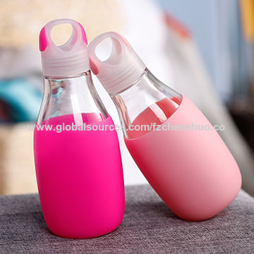 Silicone Sleeves Glass Bottles  Silicone Glass Water Bottle Cover