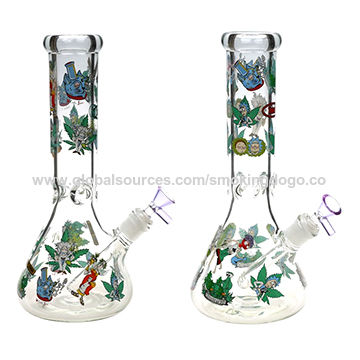 2018 New Arrival Rick And Morty Glass Beaker Bong for sale at factory direct price
