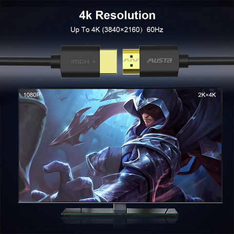 High Speed HDMI Kabel 2.0 HD 4K 3D ARC für PS3 ONE SKY TV - Premium Qualität