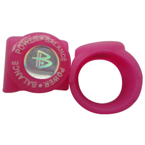 Power Balance Ringe, reines natürliches Silikonmaterial mit Power Balance Hologramm
