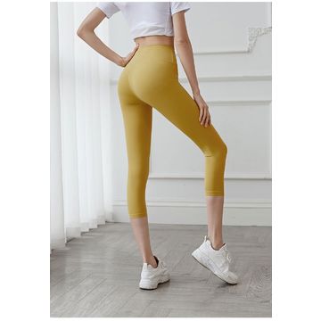 New Peach Hip Yoga Hot Pants European and American Sports Leisure Women's  Hip Lifting Solid Color