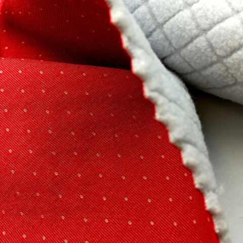 Interlock Dot Jacquard und Micro Jacquard Diamond Fleece verbunden für Wintermäntel und Jacken for sale at factory direct price