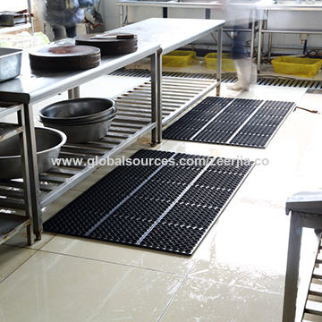 Buy Wholesale China Heavy Duty Rubber Kitchen Floor Mat With Connectors,rubber  Mat Sheet For Hotel Or Restaurant Mat Use & Rubber Kitchen Mat at USD 16