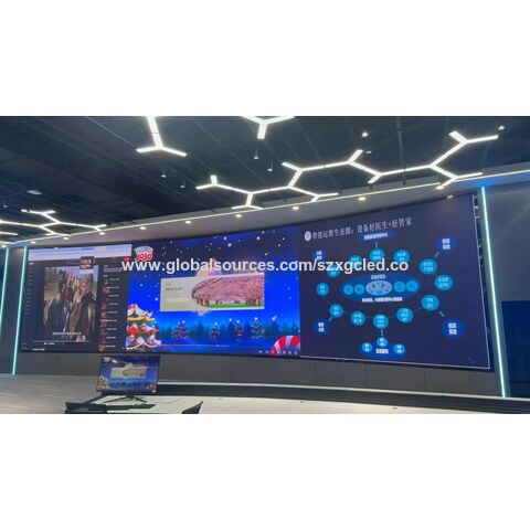 P1.538 Central Control Led Display Screen 640*480mm Cabinet Light ...