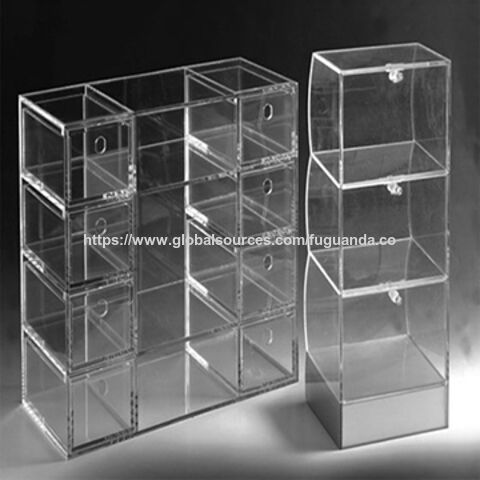 Acryl Schuh-Organizer Box nach Maß anfertigen lassen - B2B Sonderanfertigung