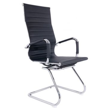 High back discount chair without wheels