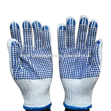 Pvc Dots Buy Wholesale China Pvc Dotted Gloves, Bleach White Cotton And ...