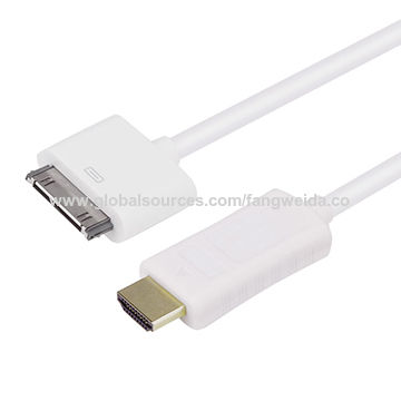 Generic Dock Connector to HDMI Adapter Pour iPhone 4/4S & iPad à prix pas  cher