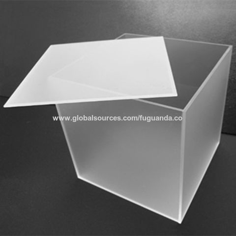 Factory Price Wholesale Small Acrylic Box With Lid