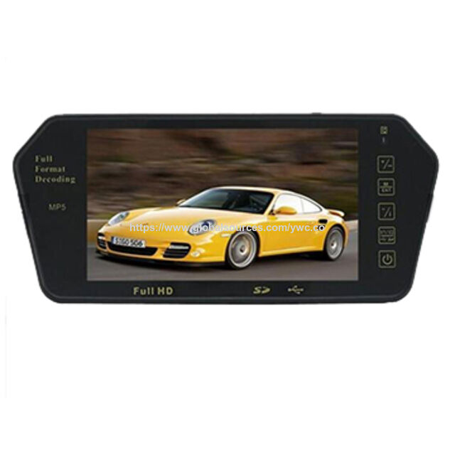 LED 7-Zoll TFT LCD Rückspiegel Monitor für Bus und Auto mit Touch-Taste for sale at factory direct price