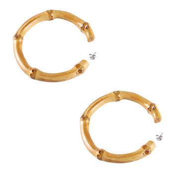 HIYONG Custom Name Earrings Bamboo Hoop Earrings Gold Plated Customize  Earrings For Women Girls HipHop Fashion Jewelry Gifts 21039598652 From  Npkh, $21.72 | DHgate.Com
