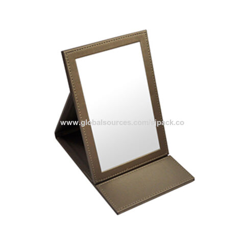 INS Nordic Net Red Desktop Makeup Mirror Dormitory Female Desktop Portable  Large Student Small Mirror Home Dressing Mirror