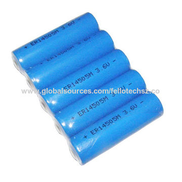 Buy Wholesale China Er14250 (richlight) 3.6v 1200mah 1/2aa Battery