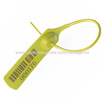 50pcs plastic seal cable tie hanging tag 300mm one-time use anti-theft label NEW