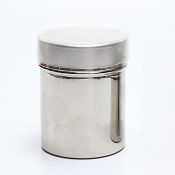 Stainless Steel Filter Shaker Seasoning Bottle Coffee Powder Cocoa Strainer Jar