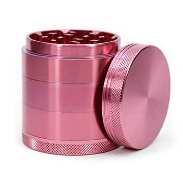 NEW The Notch Aluminum Herb Grinder-Pink Only 