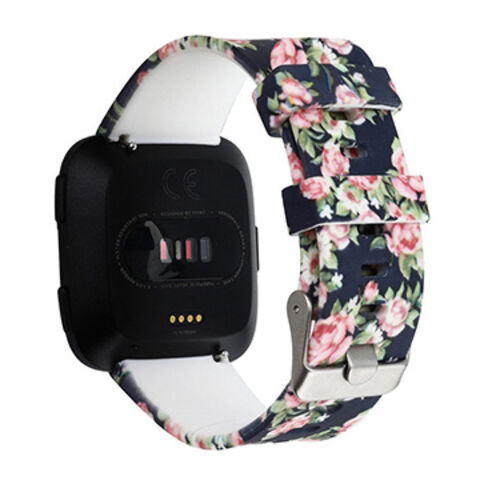 Achetez en gros Style Rural Flora Imprim Bande De Montre Silicone