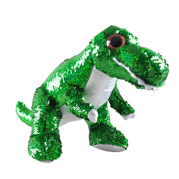 sequin dinosaur stuffed animal