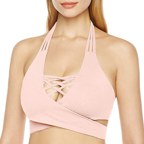 cross neck bra