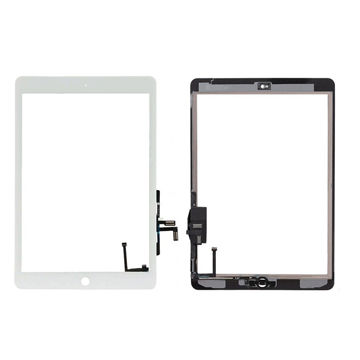 LL TRADER for iPad 3 3nd/iPad 4 4th Generation White Touch Screen Digitizer Front Glass with Home Button and Adhesive Pre-assembled
