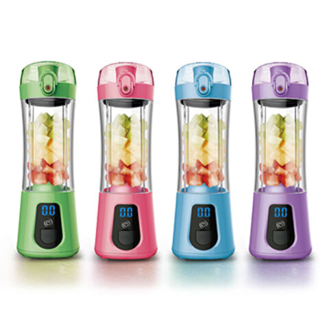 Portable Blender Smoothies Fruit Vegetable Juicer Machine USB Rechargeable  Mixer
