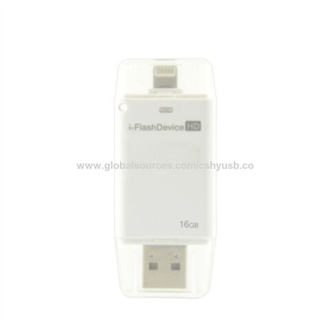 I-Flash Drive für iPhone 5/5S/6, iPad, iPad Mini, Air, Dual-Speicher - 16GB Einfaches Speichern von Bildern und Videos