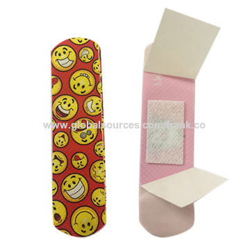 Buy Wholesale China Cartoon Band Aid, Customized Patterns And Sizes Are  Acceptable & Cartoon Bandage at USD  | Global Sources