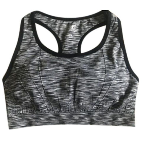 Wholesale Skin Grey Soft Non-Adjusted Solid Color Wire Free Sports Bra -  China Bra and Bras price