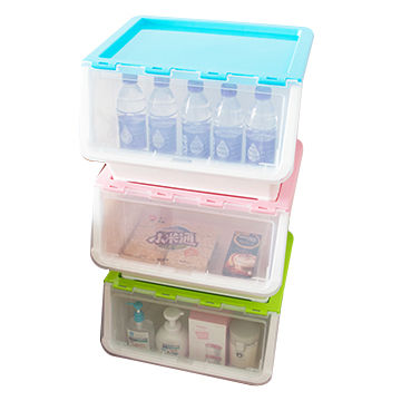 Buy Wholesale China Stackable Plastic Storage Basket With Wheels