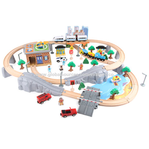2019 Neuheit: Pädagogische elektronische Holzeisenbahn für Kinder W04C177