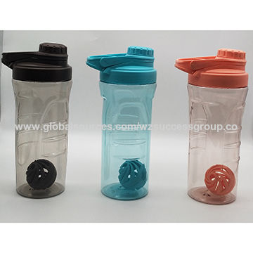 Leak-Proof Shaker, BPA-FREE Bottle with Vortex Mixer, 25 oz (700 ml)