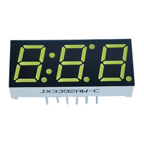 7 Led Display Screen Bright white common cathode three-digit 7-segment LED display, outdoor ...