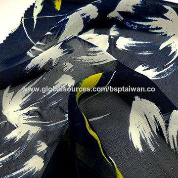 Hsofon Textile Taiwan Stock Chiffon Fabric, 100% Poly for Women's Dress and Tops on ...