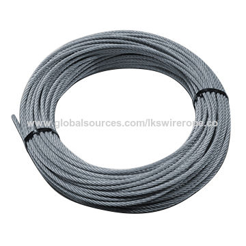 2.5mm GALVANISED WIRE ROPE weaved stranded steel metal cable marine sport zinced 