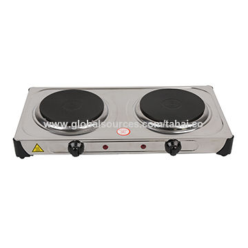 double burner electric stove, hot plate