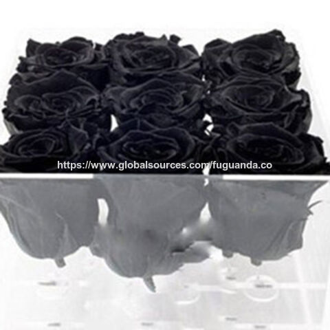 Boîte à roses en acrylique transparent personnalisable - Emballage sur mesure for sale at factory direct price