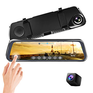 9.66' IPS Vehicle Blackbox DVR User Manual Stream Media Rear View Mirror  FHD1080p Dual Record Dash Cam - China Car DVR, Car Dash Cam