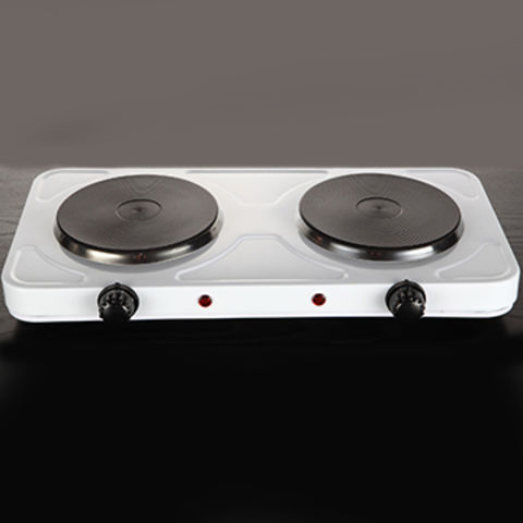 Portable Electric Double Burner Hot Plate Cooktop Cooking Stove Kitchen  2000W