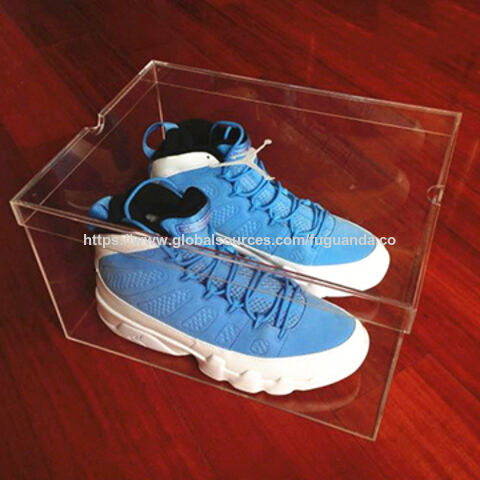 Anpassbare Perspex Sneakerbox, Acryl Sneakerbox, PMMA Sneakerbox, Plexiglas Sneakerbox