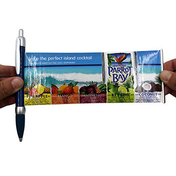 Gift Message Banner Pen, Pull-out Promotional Pen With Roll Out