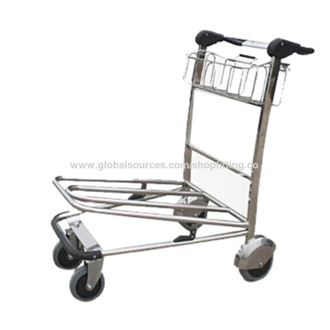 steel trolley for luggage