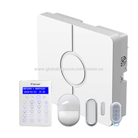 Alarma industrial de red triple TCP/IP 4G GSM PSTN con zona 128 y 4 particiones
