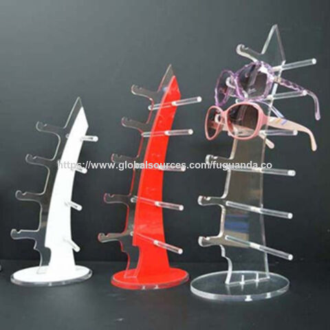 Individuelle Acryl-Brillenaufsteller, Plexiglas-Brillenaufsteller, PMMA-Brillenaufsteller