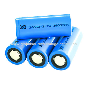 Buy Wholesale China Rechargeable Lifepo4 Battery 26650 3.2v 3800mah Ul ...