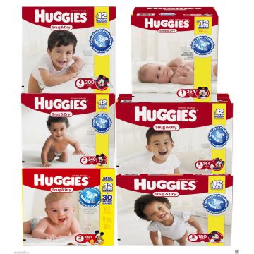 Huggies 264 best sale size 1