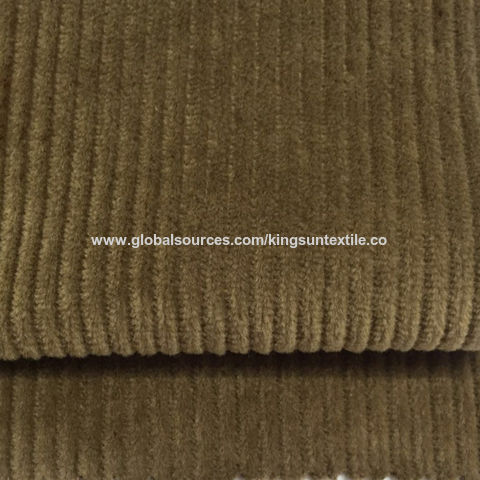 Buy Wholesale China 8 Wales 98% Cotton 2% Spandex Stretch Corduroy Fabric  For Trousers & Cotton Spandex Corduroy Fabric at USD 3.56 | Global Sources