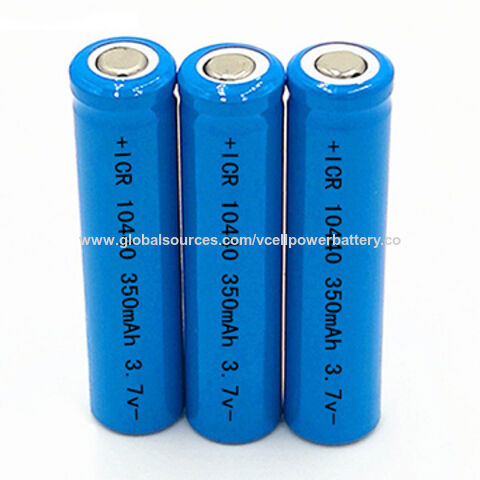 Piles Rechargeables AAA 3.7 V 350 mAh ICR 10440 Li-ION Batterie 4 Pièces :  : High-Tech