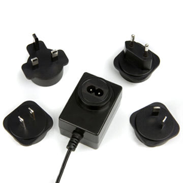 AC/DC Adapters with GS, FCC, CE, UL, and CEC, RoHs Approvals, AC/DC ...